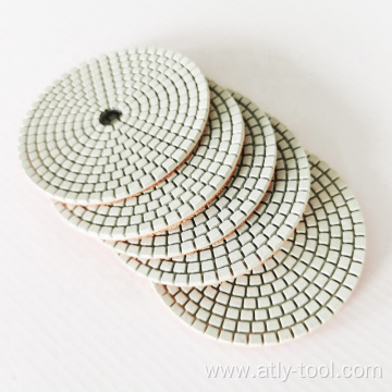 3 step diamond polishing pads for wet using